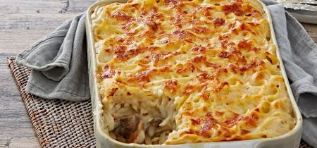 طريقة تحضير معكرونة بالبشاميل بالدجاج