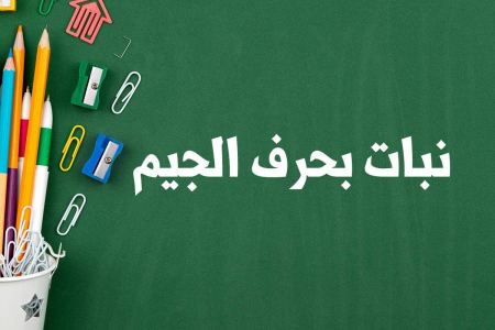 نبات بحرف الجيم لعبة بلاد حيوان جماد