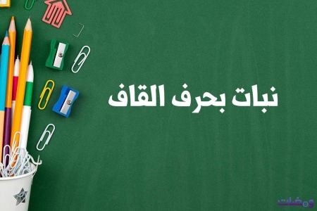 نبات بحرف القاف لعبة بلاد حيوان جماد