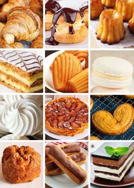 حلويات فرنسية لذيذة سهلة التحضير مع المقادير