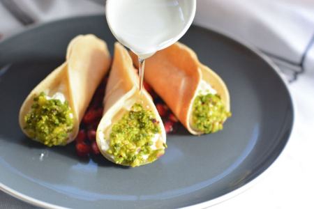 قشطة القطايف سهلة التحضير بالمقادير الصحيحة