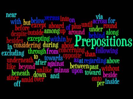 حروف الجر بالانجليزي - احرف الجر بالانجليزي