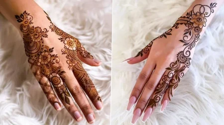 نقش حناء مميز وجديد سينال اعجابكم